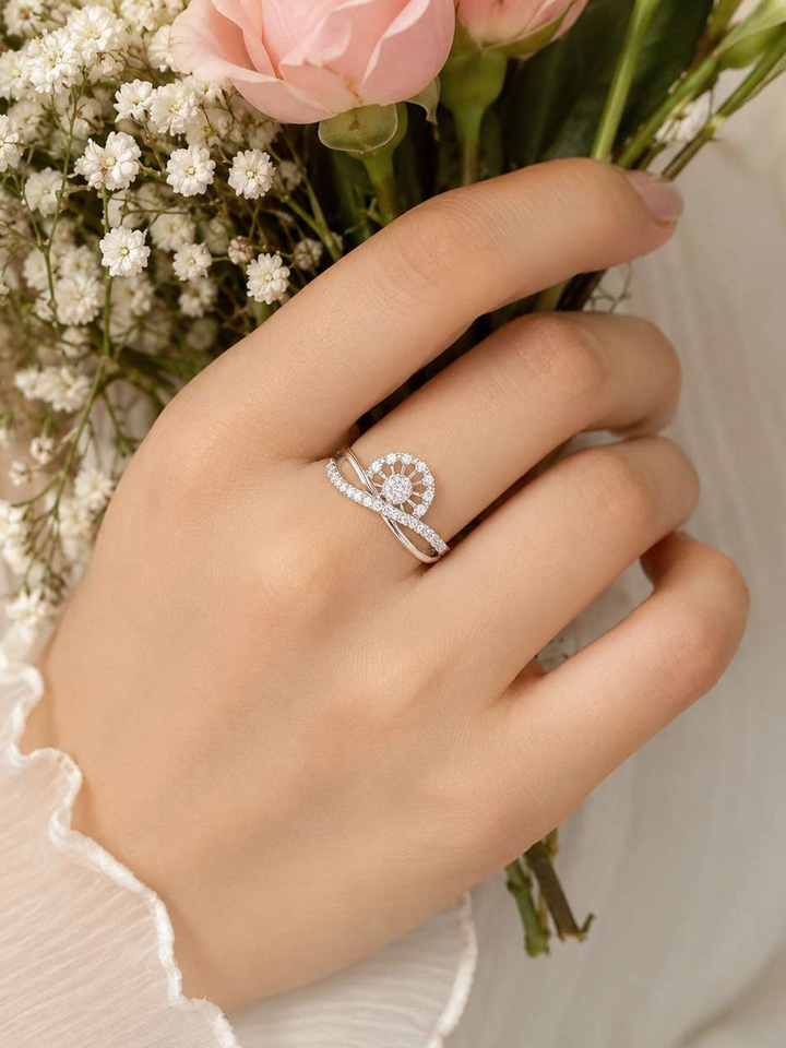 Celestia Crystal Infinity Ring
