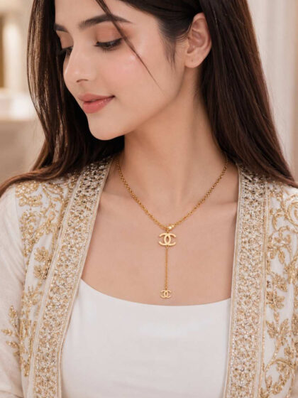 Luxe Charm Drop Necklace