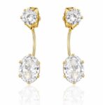 Celestine Crystal Drape Earrings