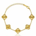 Golden clover Bloom Bracelet