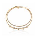Pearl Heart Symphony Bracelet