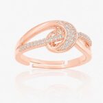 Prima Crystal Knot Ring