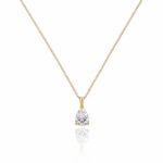 Radiant Dewdrop Pendant Necklace