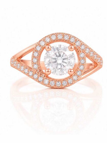 Radiant Halo Ring