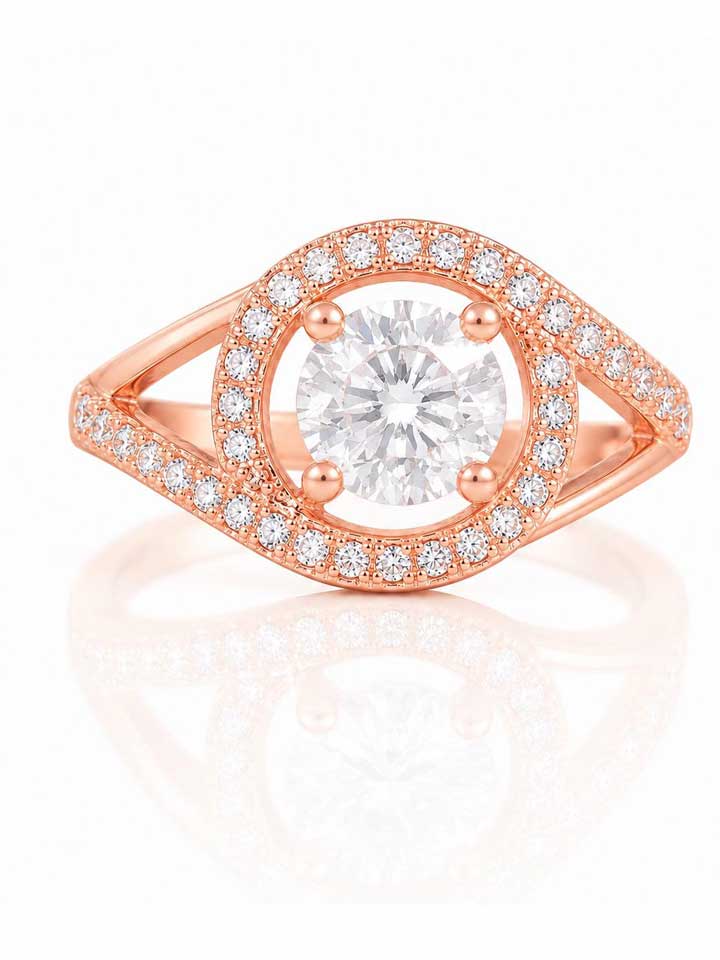 Radiant Halo Ring