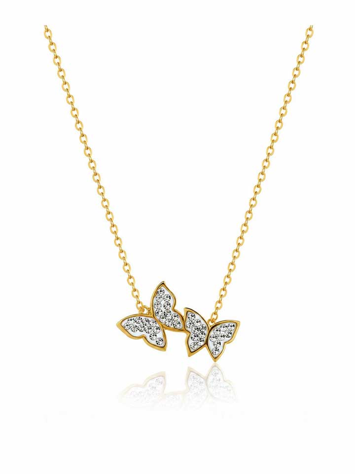 Royal Flutter Pendant Necklace