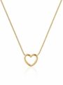Timeless Open Heart Pendant Chain