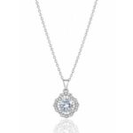 Serene Floral Pendant Necklace