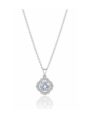 Serene Floral Pendant Necklace